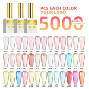Le plus récent gel de gelée d'ambre pour les ongles fabricant d'émail de gel de couleur végétalien inodore vernis à ongles en gel transparent personnalisé avec logo - Product Image 3