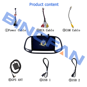 Bộ Điều Hướng Xe Hơi CPU 4 Core, Bộ Điều Hướng Xe Hơi Màn Hình Cảm Ứng Toàn Màn Hình Ổn Định Android 10.0 Cho Fiat DOBLO 2015 - Product Image 6
