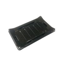Plateaux rectangulaires jetables japonais d'assiette de sushi de sashimi de récipient d'emballage alimentaire à emporter de catégorie comestible