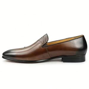 Luxury New Italian-Style Handcrafted Custom Genuine Leather Men's Oxford <b>Shoes</b> for Business Formal & Formal Occasions - Product Image 6