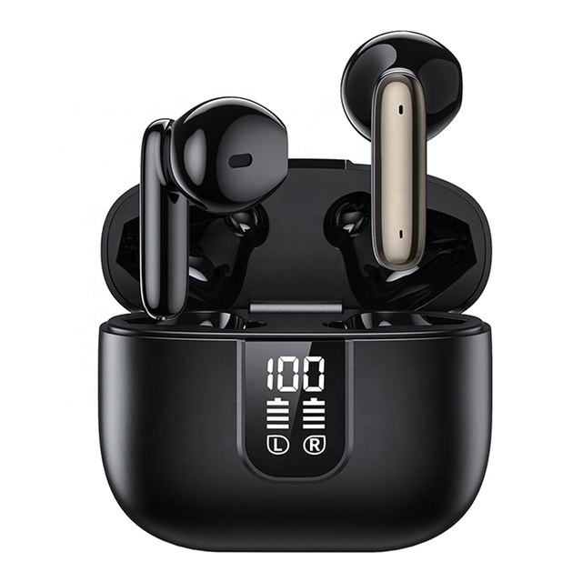 360° HIFI Stereo Sound ANC+ENC TWS Earbuds Low Latency Waterproof Headphones LCD Power Display LED Battery Indicator for Gamers