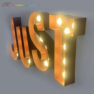 IP68 extérieur acrylique signe géant lettres d'amour illuminé mariage chapiteau lumières grande <span class=keywords><strong>lettre</strong></span> 'Marry Me' ampoule voiture publicité - Product Image 3