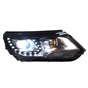 Gruppo Fari a LED Completo per Volkswagen <span class=keywords><strong>Tiguan</strong></span> 13-16, Modifica a Forma di Goccia con Indicatore di Direzione, Compatibile con il Modello - Product Image 4