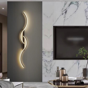 60cm 80cm 100cm LED Aluminum Wall Light Modern Long Strip for Bedroom Living Room Bedside Grille Decorative Lamp - Product Image 2