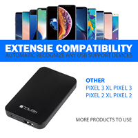 Cargador Rápido GaN de 30W con Puertos USB-C y USB-A, Ultra Delgado y Compacto, Cargador de Pared PD con Enchufe Europeo, Ligero, Protección OTP, 5V3A para Uso Diario