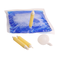 Sac en plastique jetable avec valve et impression sérigraphique pour distributeur de savon et de shampoing