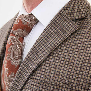 Veste Homme <span class=keywords><strong>Costume</strong></span> hommes costumes veste exquis simple boutonnage Plaid Blazers pour mariage marié loisirs haut de gamme <span class=keywords><strong>Style</strong></span> <span class=keywords><strong>italien</strong></span> - Product Image 4