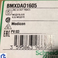 Módulo de Salida Digital BMXDAO1605, 16 Salidas, 24V AC 0.5A, Triac Serie X80