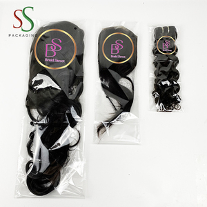 Buste in PVC trasparenti personalizzate di lusso per parrucche, chiusure, frontali e set di capelli - Le più vendute - Product Image 1
