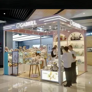 Neues und modisches kioskdesign aus kundenspezifischen materialien farbe und größe für einkaufszentrum