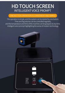 Pistola de Vapor Profesional para el Cabello con Nanotecnología, Vaporizador de Mano para Salón de Belleza, Luz Azul, Micro Vaporizador para el Cuidado del Cabello, Máquina de Vapor para Tratamiento Capilar - Product Image 5