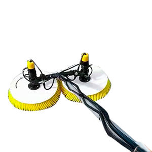 2023 vente chaude X4 <span class=keywords><strong>moteur</strong></span> sans balais/<span class=keywords><strong>moteur</strong></span> à balais 3.5m 5.5m 7.5m double tête portable <span class=keywords><strong>panneau</strong></span> <span class=keywords><strong>solaire</strong></span> brosse de nettoyage rotative - Product Image 1