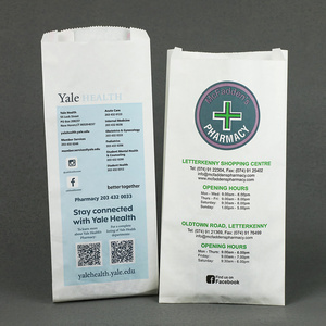 Papier ciré enduit avec logo personnalisé sac <span class=keywords><strong>en</strong></span> papier médical <span class=keywords><strong>en</strong></span> papier pour pilules d'ordonnance de <span class=keywords><strong>pharmacie</strong></span> pour l'hôpital - Product Image 2