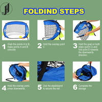 Portería de Fútbol Plegable JH Sooccer, Equipo de Entrenamiento en Oferta, para Niños, Juego, Deporte, Ejercicio, Juguete
