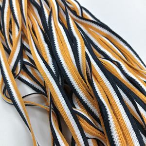 เทปผ้าถักลายทางแบบกำหนดเอง OEKO-TEX Standard 100 ผลิตจากโพลีเอสเตอร์และฝ้าย สำหรับเสื้อผ้า - Product Image 3