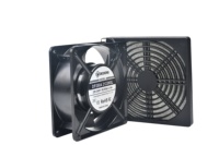 Ventilateur axial électrique 220-240V CA pour serveurs et armoires informatiques, kit de ventilation industriel 3-en-1 avec grille de protection métallique anti-poussière