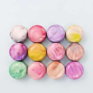 <span class=keywords><strong>Mini</strong></span> boîtes rondes pour bougies d'aromathérapie-Petits contenants <span class=keywords><strong>en</strong></span> étain pour pommade maison à la consoude et à la menthe, emballage cosmétique bricolage - Product Image 1