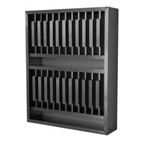 Wandmontiertes einlagiges Haarfarbenregal aus Edelstahl, Farbdisplay-Schrank in 3 Farben für kompakte Salons
