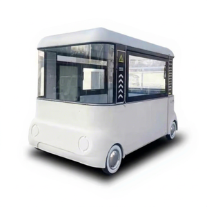 Chariot alimentaire mobile électrique pour beignets et gaufres, remorque de cuisson entièrement fonctionnelle avec double évier, robinet d'eau et couleur personnalisable - Product Image 1