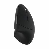 Mouse Optik Nirkabel Ergonomis IHM8236 2.4G 800-1200-1600 DPI, Laris Manis