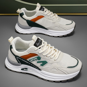 Outdoor Men‘s Sports Running <b>Shoes</b> Chunky Breathable Comfortable Women <b>Shoes</b> Walking Style <b>Shoes</b> Trainer Casual Sneakers For Men - Product Image 3