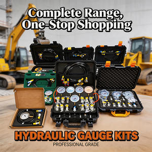 Kit de manomètres hydrauliques universels Hangood, outils de diagnostic pour excavatrices, compatibles avec toutes les marques d'excavatrices mondiales, pièces Volvo - Product Image 3