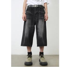 <span class=keywords><strong>กางเกง</strong></span><span class=keywords><strong>ยีน</strong></span><span class=keywords><strong>ส์</strong></span>ขาสั้นย้อนยุคสำหรับผู้<span class=keywords><strong>ชาย</strong></span><span class=keywords><strong>กางเกง</strong></span><span class=keywords><strong>ยีน</strong></span><span class=keywords><strong>ส์</strong></span><span class=keywords><strong>สาม</strong></span><span class=keywords><strong>ส่วน</strong></span>ขากว้างกางเกงทรงหลวมตรงกลางกางเกงทันสมัยสไตล์ลำลองสำหรับฤดูร้อน - Product Image 4