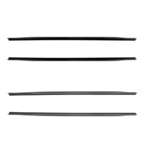 Piezas de Modificación de Faldones Laterales para Volkswagen Golf 8 Mk8, Textura de Fibra de Carbono Negro Piano, Material ABS, Mejora de Diseño - Product Image 1