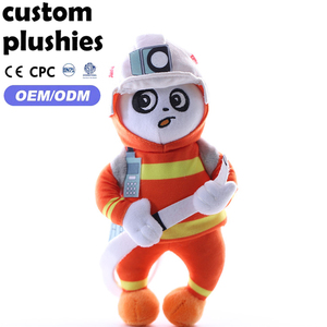 Nuevo Peluche Personalizado DoMi Toys de 20 cm de Altura, Peluche de Bombero con Ropa, Peluche Suave para Regalo Empresarial - Product Image 1