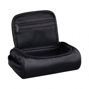 Premium PU Leather Travel Toiletry Bag for Men - Stylish, Waterproof & Personalized Cosmetic Organizer - Product Image 4