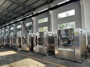 Chuyên nghiệp thương mại máy giặt 70kg phía trước tải máy giặt vắt - Product Image 3