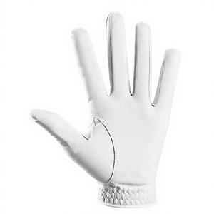 Guanti da golf in pelle ultrasottile ergonomici per mano sinistra da uomo 9GlofSports - Resistenti all'usura, presa eccellente, colore bianco - Product Image 2