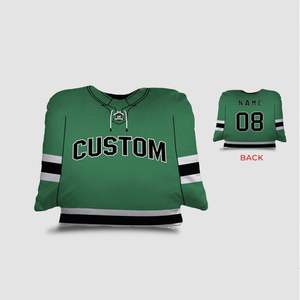 Uniformes de hockey à rouleaux avec design de maillot de hockey en ligne personnalisé réversible vierge sublimé à la mode broderie sur mesure - Product Image 5