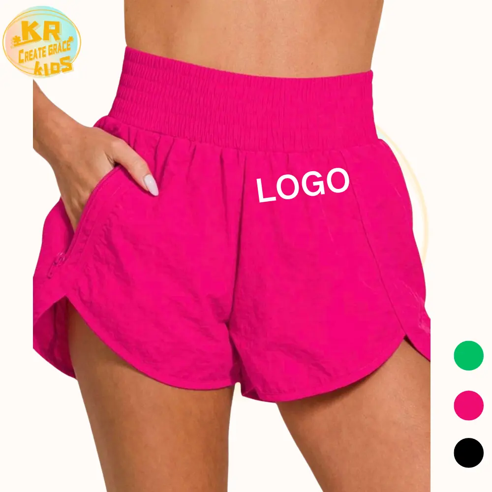 Colore personalizzato per bambini e adulti Activewear Fitness allenamento per ragazze Yoga sport indossare pantaloncini a farfalla