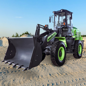 Chargeuse sur pneus écologique à émission zéro, moteur électrique, fonctionnement silencieux, projets de construction urbaine - Product Image 1