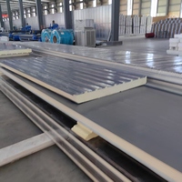 Panneaux de toiture sandwich modernes de 45 mm/65 mm à économie d'énergie pour les projets de construction écologique
