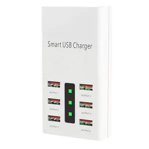 30W USB Charger Quick Charge 3.0 For iPhone 14 Samsung Xiaomi 3 Port Multi Plug Wall Mobile Phone Fast Charging