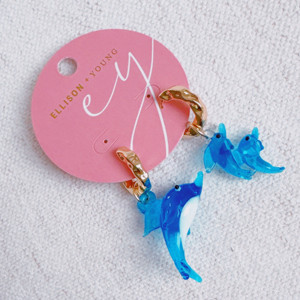 Pendientes de Delfines Mamá y Bebé - Product Image 2