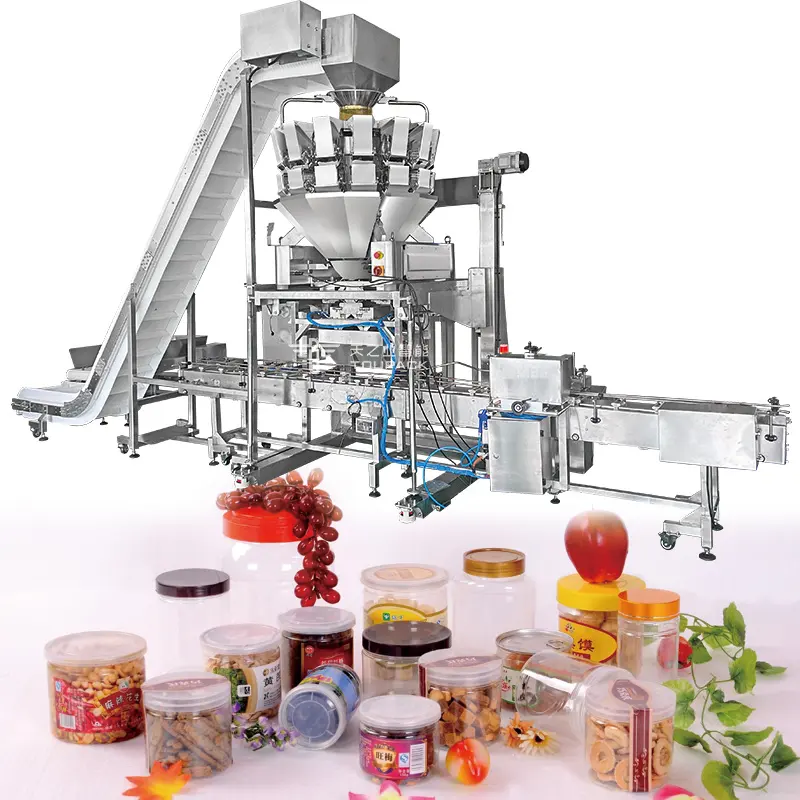 Automatic Assembly Line Customization Easy Open Can Sealing Machine Candy Nuts Soda Can Jar Sealing Machine For Jar