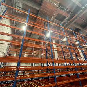 Sistema de Estanterías de Flujo por Gravedad de Acero Resistente de 5 Niveles, Personalizable, para Inventario FIFO - Product Image 4