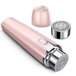 <span class=keywords><strong>Epilatore</strong></span> Portatile Indolore Yi Er a Forma di Rossetto, Mini Depilatore Viso per Donne, Disco Rotante 12000RPM, Batteria ABS - Product Image 1