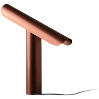 Lampe de table LED créative, moderne et minimaliste pour hôtels et salles d'étude, abat-jour en métal avec base E14, décoration de chevet