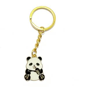 سلاسل مفاتيح معدنية لطيفة رائجة البيع بنقوش حيوانات لتنظيم المفاتيح اليومية وتزيين الحقائب والتبادل كهدايا - Product Image 1