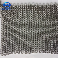 Rideau décoratif en maille métallique en acier inoxydable, maille de chaîne architecturale pour séparateur de pièce