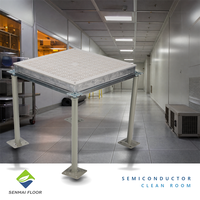 Dalles de plancher surélevé ventilées en aluminium, panneau de circulation d'air 600x600x55mm, antistatique pour centre de données, allée froide, fournisseur en gros