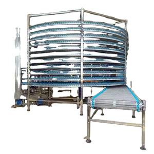 Esnek zincirli konveyör soğutma Spiral kulesi, gıda kurutma yüksek sıcaklık dikdörtgen konveyör - Product Image 5