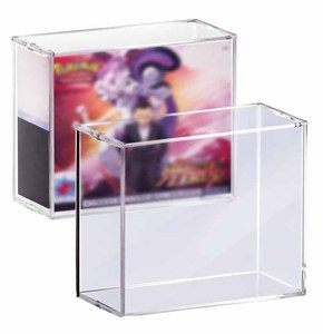 CUSTOM High Quality Modern Eco-Friendly Clear <b>Acrylic</b> Booster <b>Display</b> Case with Magnetic Lid Advertising Use Custom Logo - Product Image 1