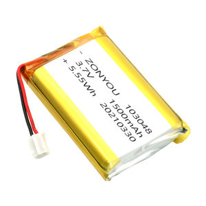 ZonYou 103048 סוללת ליתיום פולימר 3.7V <span class=keywords><strong>1500mAh</strong></span> עם 500 מחזורי חיים עבור צעצועי כלי חשמל לצרכן אלקטרוניקה מכשיר לביש - Product Image 2