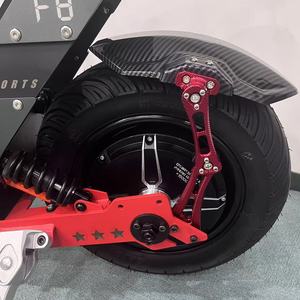 สกู๊ตเตอร์ไฟฟ้าพับได้ระดับพรีเมียม ขนาด 16 นิ้ว Geofought F8 72V มอเตอร์ QS คอนโทรลเลอร์ 180A สำหรับการเดินทางความเร็วสูงและการผจญภัย - Product Image 5