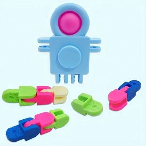 <b>Plastic</b> Cross-border Decompression Gyro Astronaut Bubble Music Chain Changeable Fingertip Puzzle Parent-Child Interactive Toy - Product Image 5
